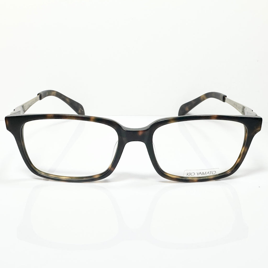 KIO YAMATO KP-176U col.02 Men's Eyeglasses Frames in Tortoise - Authentic New