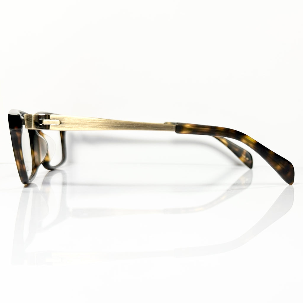 KIO YAMATO KP-176U col.02 Men's Eyeglasses Frames in Tortoise - Authentic New
