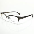 KIO YAMATO KT-402 col 100 Men's Eyeglasses Frames in Brown - Authentic New