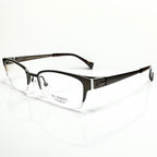 KIO YAMATO KT-402 col 100 Men's Eyeglasses Frames in Brown - Authentic New