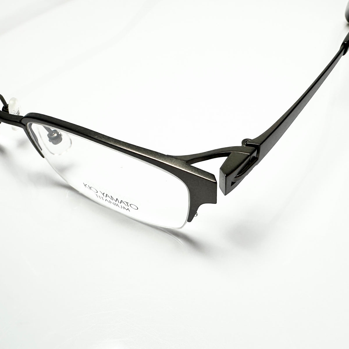 KIO YAMATO KT-402 col 100 Men's Eyeglasses Frames in Brown - Authentic New