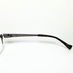 KIO YAMATO KT-402 col 100 Men's Eyeglasses Frames in Brown - Authentic New