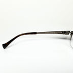 KIO YAMATO KT-402 col 100 Men's Eyeglasses Frames in Brown - Authentic New