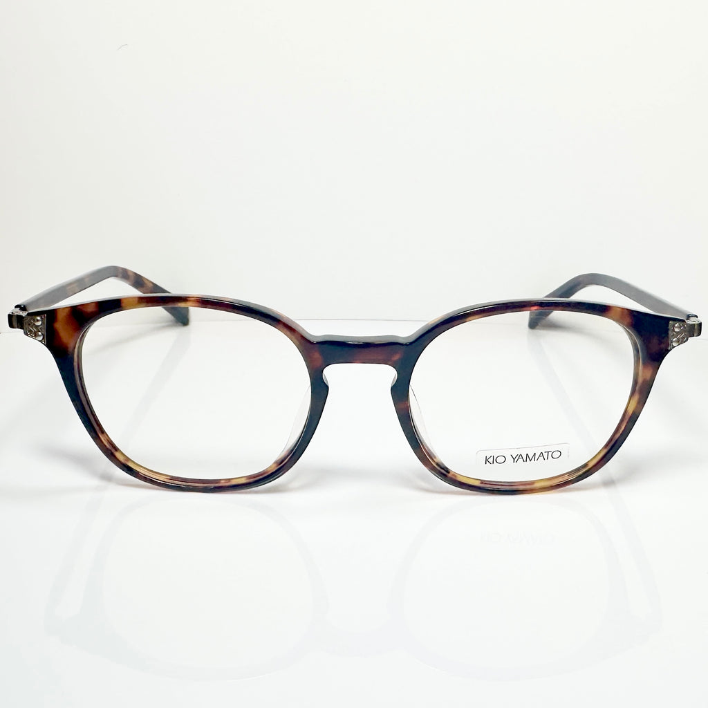 KIO YAMATO KP-111 col 01 Eyeglasses Frames in Tortoise - Authentic New