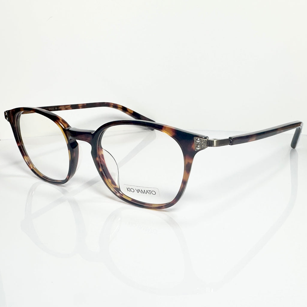 KIO YAMATO KP-111 col 01 Eyeglasses Frames in Tortoise - Authentic New