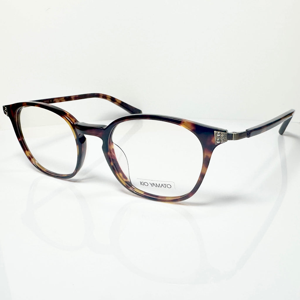 KIO YAMATO KP-111 col 01 Eyeglasses Frames in Tortoise - Authentic New