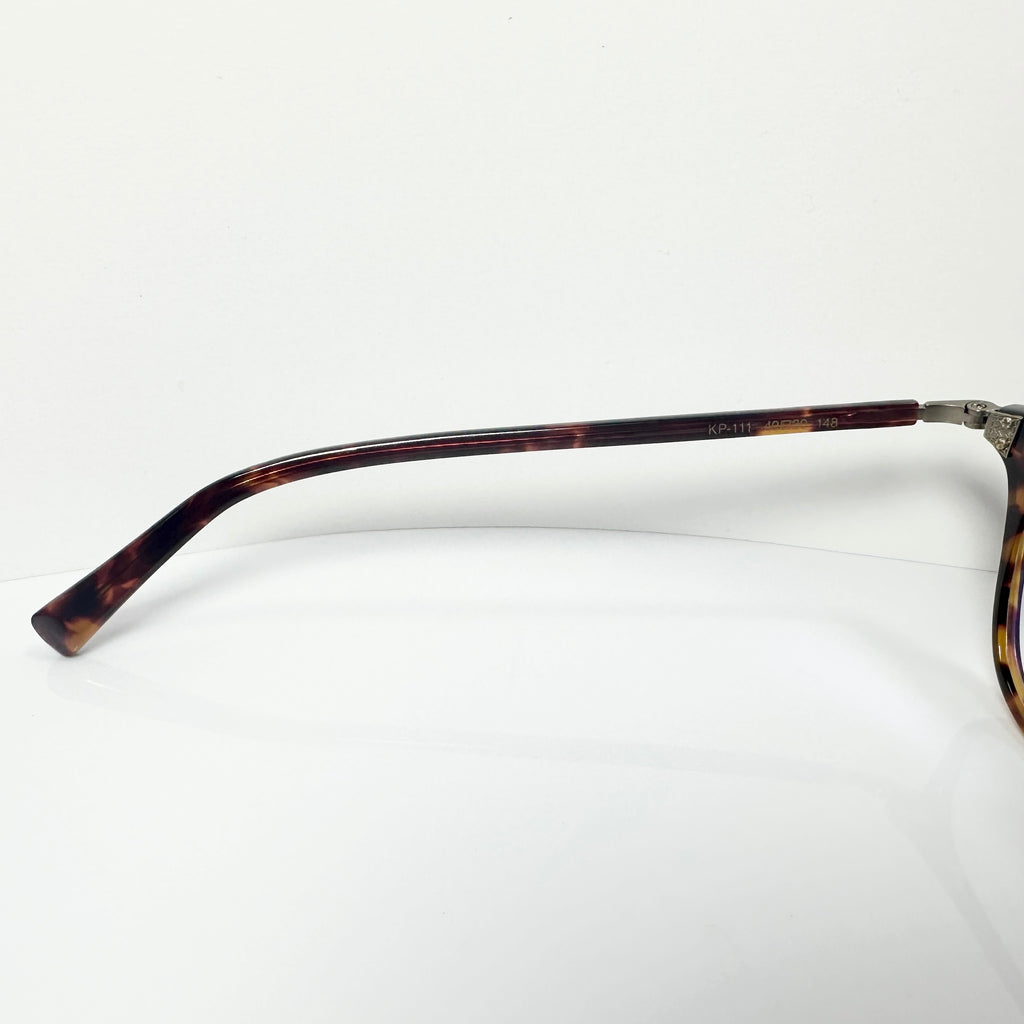 KIO YAMATO KP-111 col 01 Eyeglasses Frames in Tortoise - Authentic New