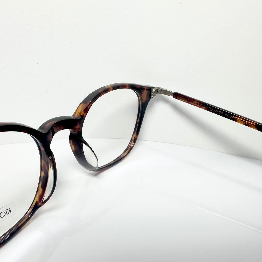 KIO YAMATO KP-111 col 01 Eyeglasses Frames in Tortoise - Authentic New