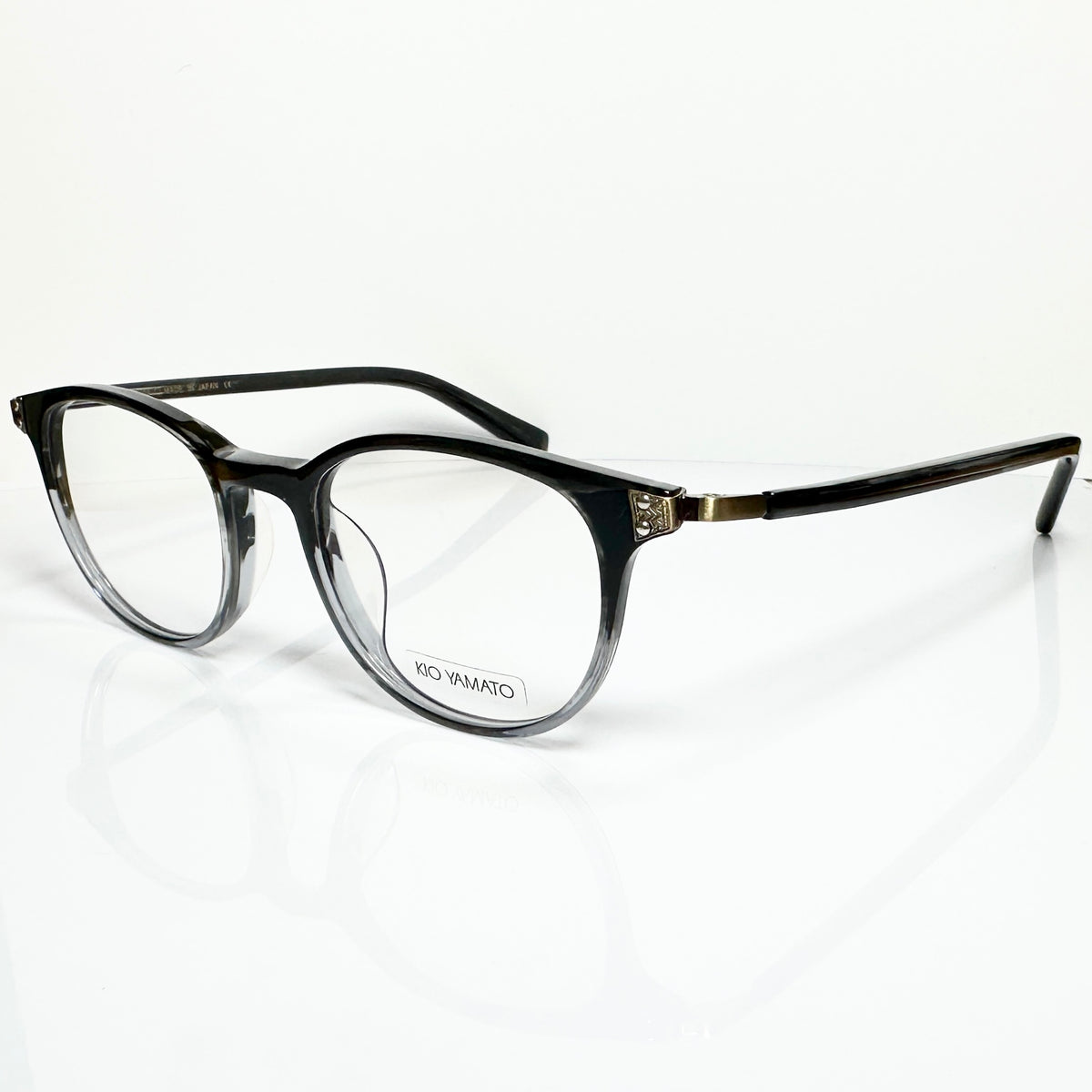 KIO YAMATO KP-110 col 04 Eyeglasses Frames in Dark Blue / Authentic New