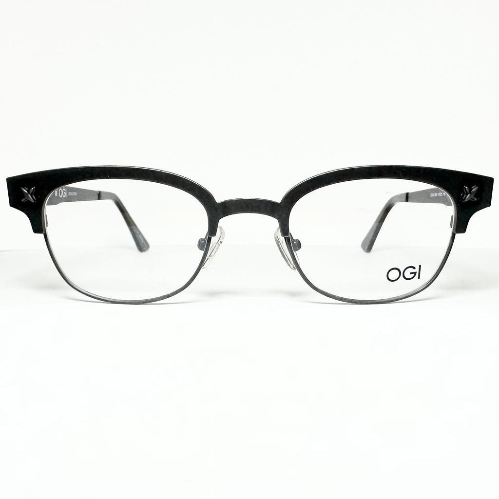OGI 3500 1396 Unisex Eyeglasses Frames in Distressed Black - Authentic New
