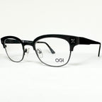 OGI 3500 1396 Unisex Eyeglasses Frames in Distressed Black - Authentic New