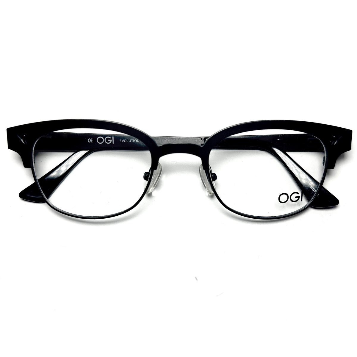 OGI 3500 1396 Unisex Eyeglasses Frames in Distressed Black - Authentic New