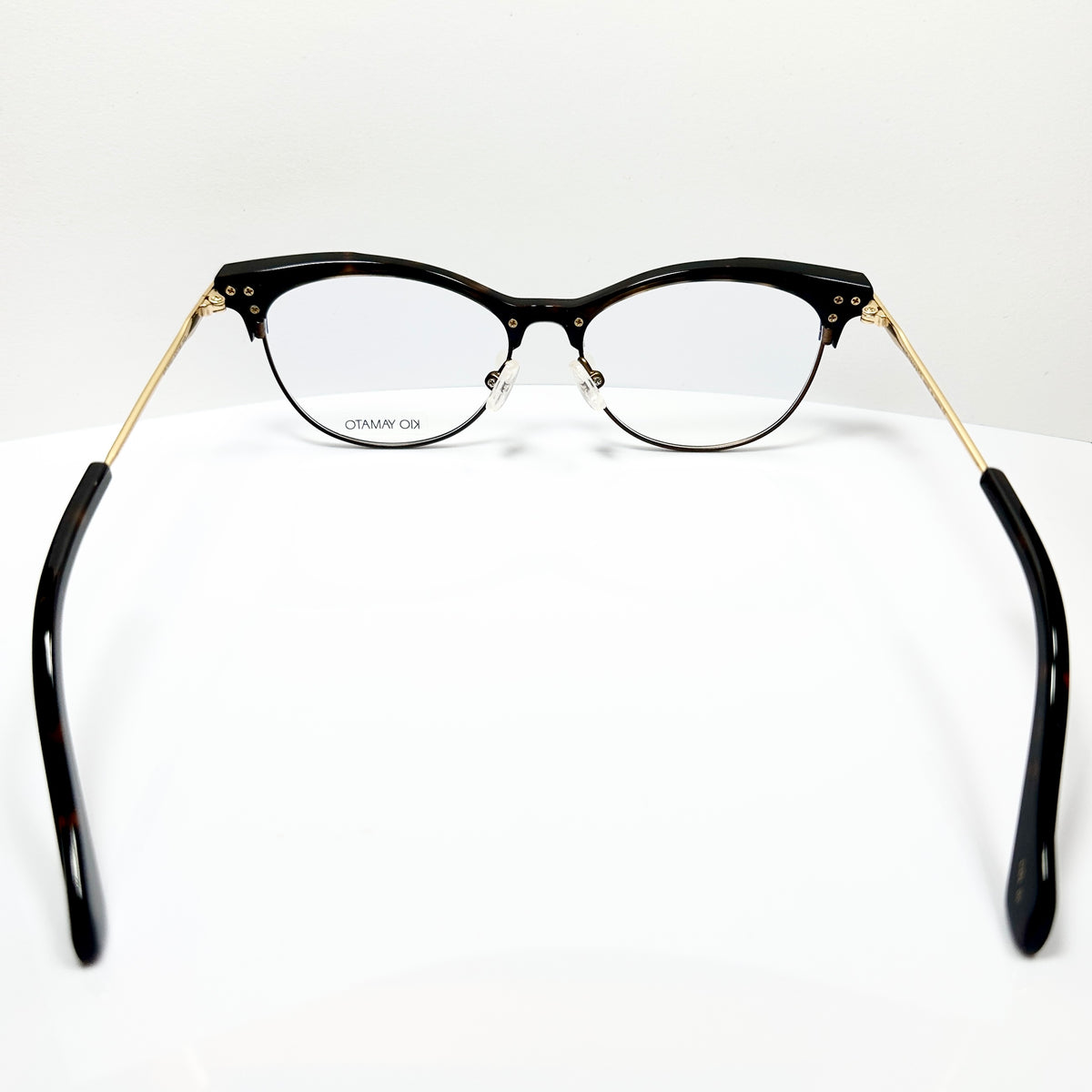 KIO YAMATO KP-201U col.02 Eyeglasses Frames in Tortoise/Gold Authentic New