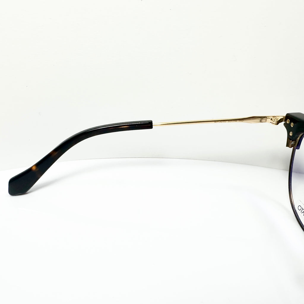 KIO YAMATO KP-201U col.02 Eyeglasses Frames in Tortoise/Gold Authentic New