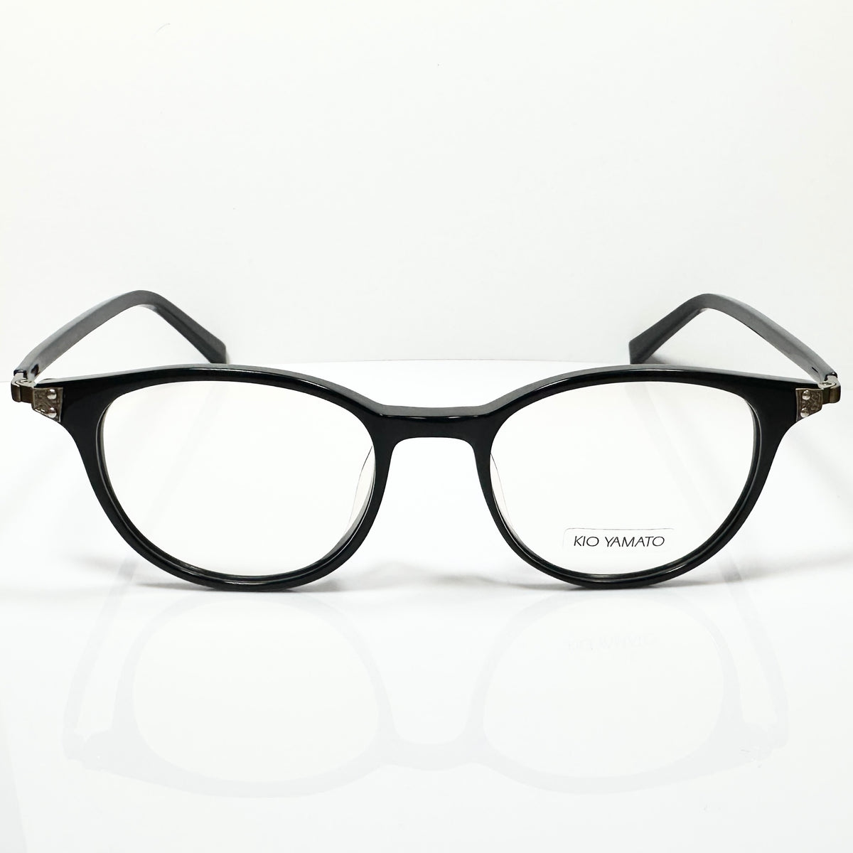 KIO YAMATO KP-110 col 03 Unisex Eyeglasses Frames in Black - Authentic New