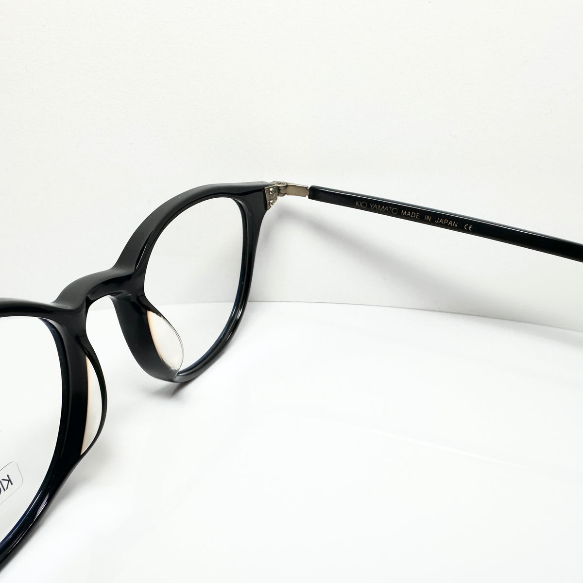 KIO YAMATO KP-110 col 03 Unisex Eyeglasses Frames in Black - Authentic New