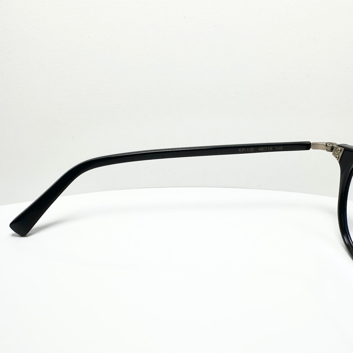 KIO YAMATO KP-110 col 03 Unisex Eyeglasses Frames in Black - Authentic New