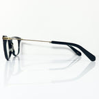 KIO YAMATO KP-185U col 01 Eyeglasses Frames in Black/Gold - Authentic New