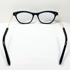KIO YAMATO KP-185U col 01 Eyeglasses Frames in Black/Gold - Authentic New