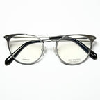 KIO YAMATO KT-450U col.01 Eyeglasses Frames in Shiny Silver -  Authentic New
