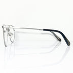 KIO YAMATO KT-450U col.01 Eyeglasses Frames in Shiny Silver -  Authentic New