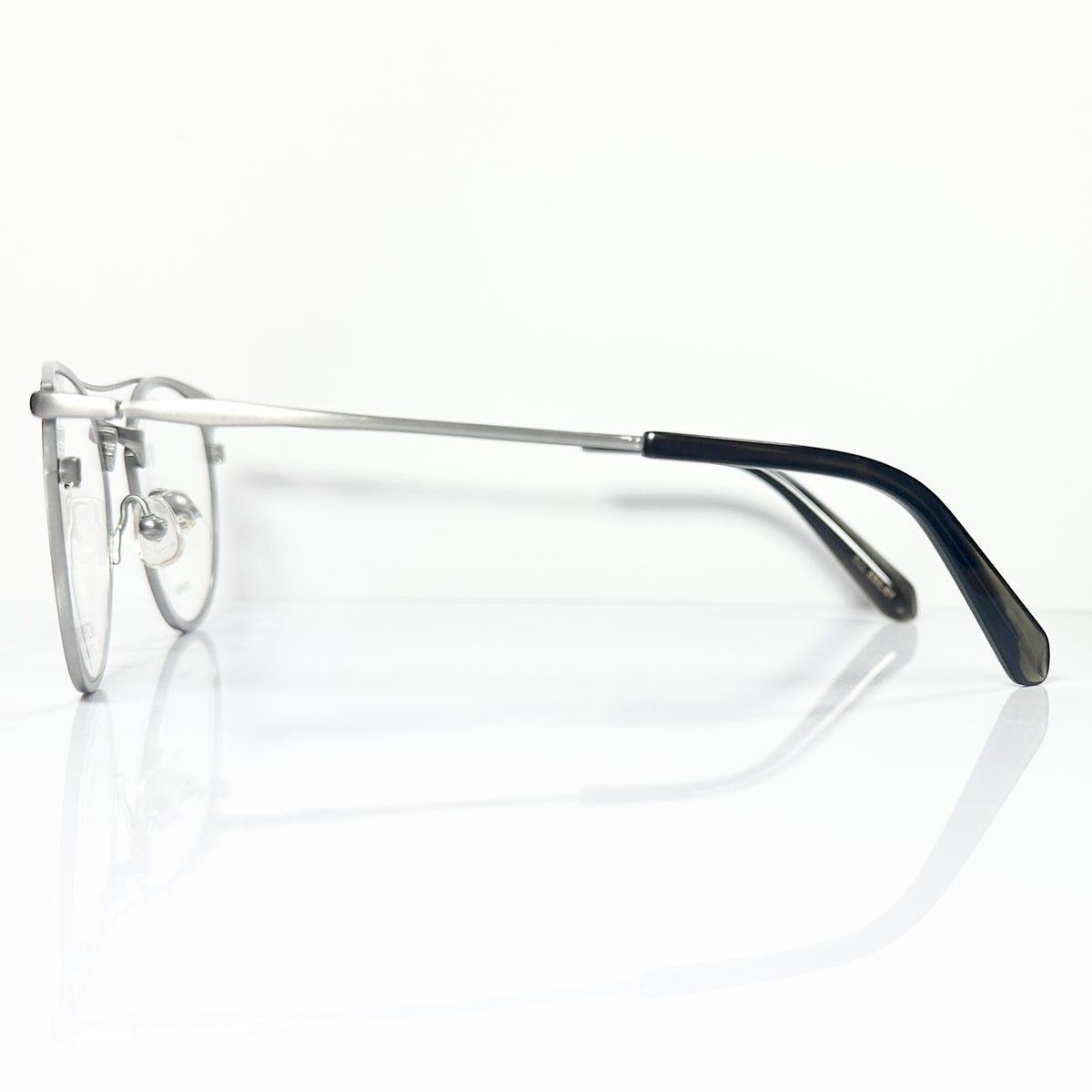 KIO YAMATO KT-450U col.01 Eyeglasses Frames in Shiny Silver -  Authentic New
