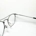 KIO YAMATO KT-450U col.01 Eyeglasses Frames in Shiny Silver -  Authentic New