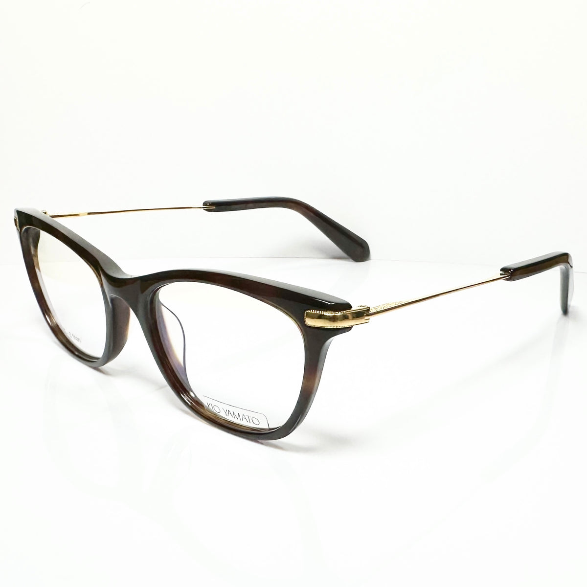 KIO YAMATO KP-185U col 02 Eyeglasses Frames in Tortoise/Gold - Authentic New