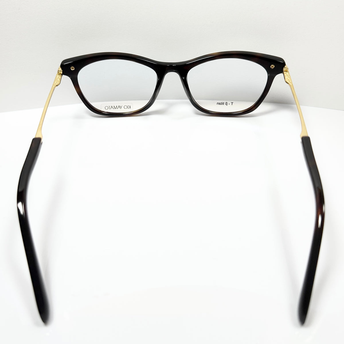 KIO YAMATO KP-185U col 02 Eyeglasses Frames in Tortoise/Gold - Authentic New