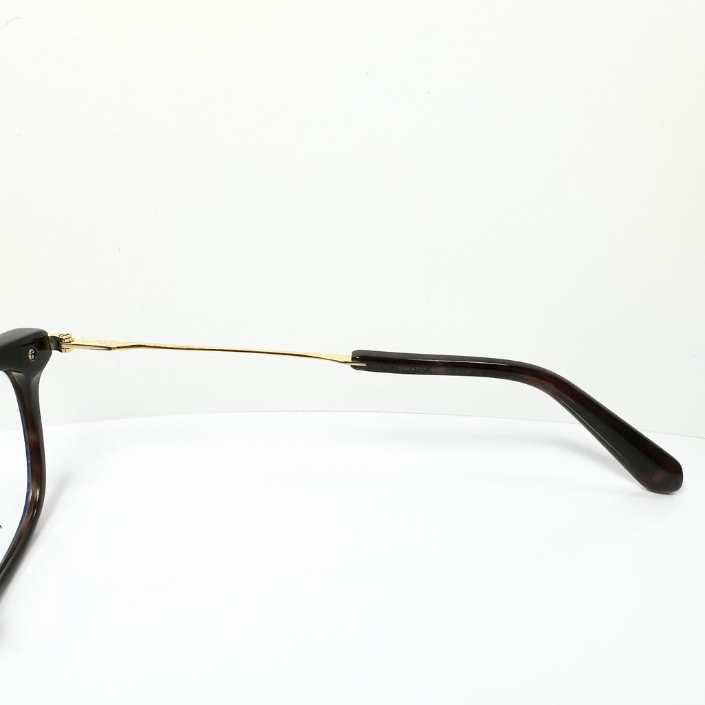 KIO YAMATO KP-185U col 02 Eyeglasses Frames in Tortoise/Gold - Authentic New