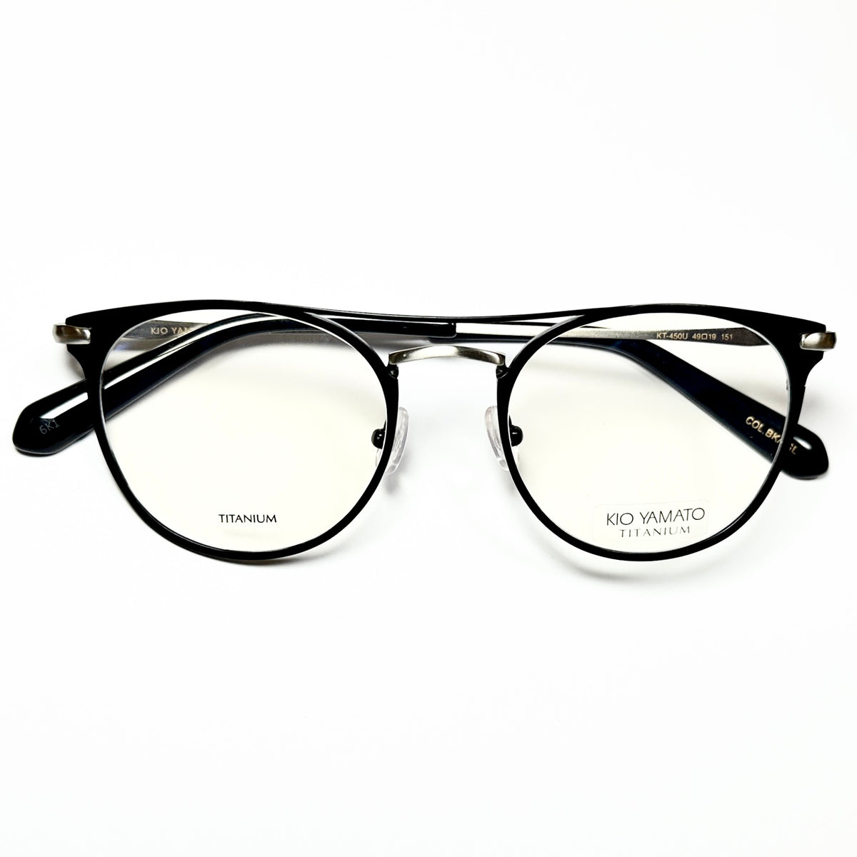 KIO YAMATO KT-450U Black Eyeglasses Frames -  Authentic New