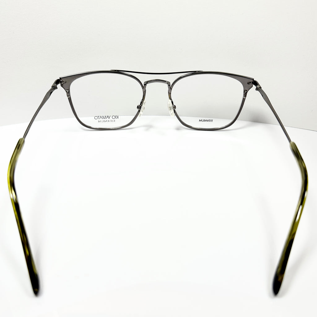 KIO YAMATO KT-462U col.03 Eyeglasses Frames in Shiny Silver -  Authentic New
