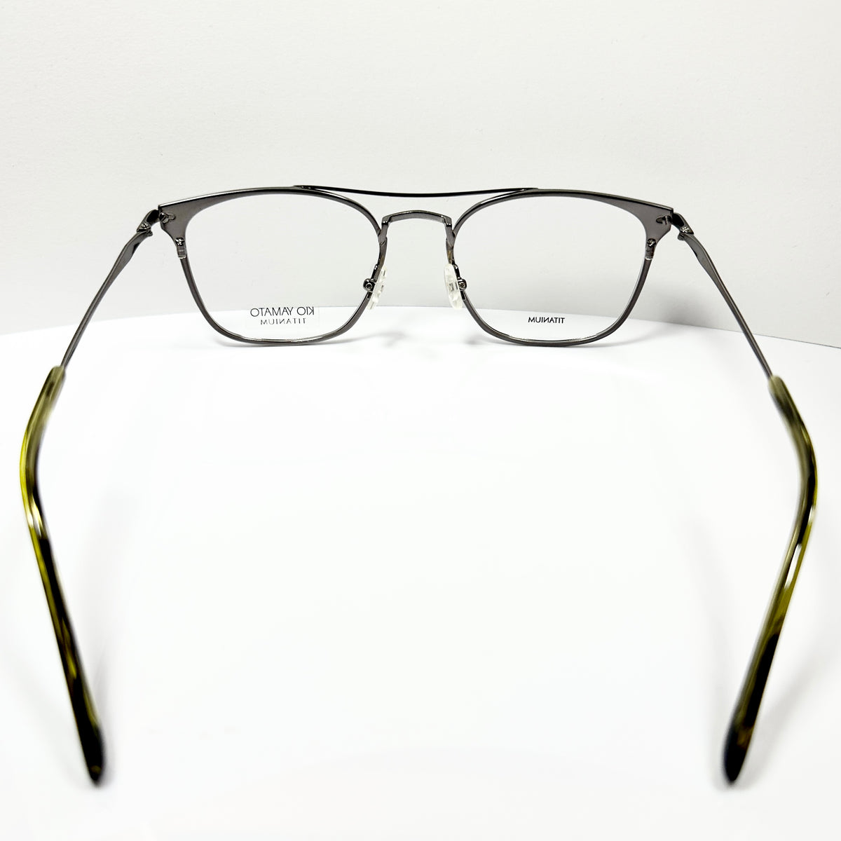 KIO YAMATO KT-462U col.03 Eyeglasses Frames in Shiny Silver -  Authentic New