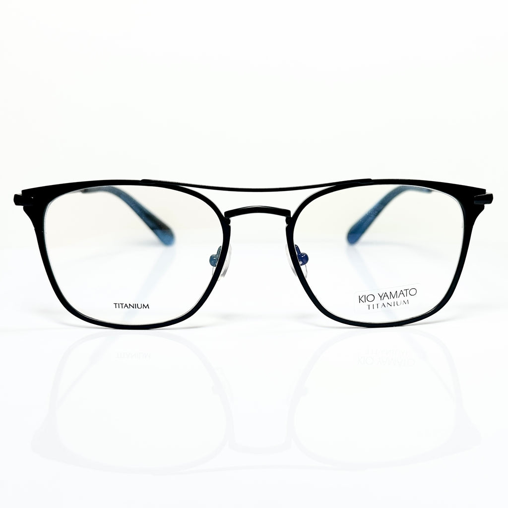 KIO YAMATO KT-462U col.04 Eyeglasses Frames in Matt Black -  Authentic New