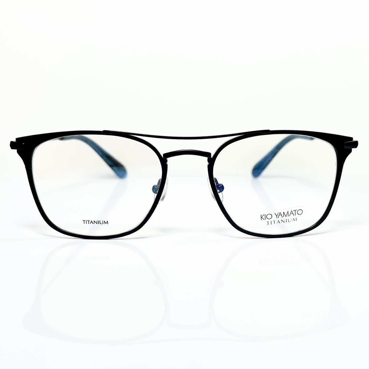 KIO YAMATO KT-462U col.04 Eyeglasses Frames in Matt Black -  Authentic New