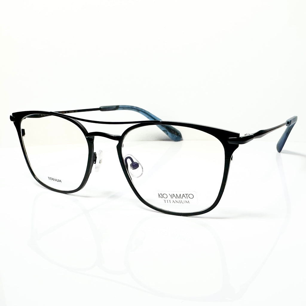 KIO YAMATO KT-462U col.04 Eyeglasses Frames in Matt Black -  Authentic New