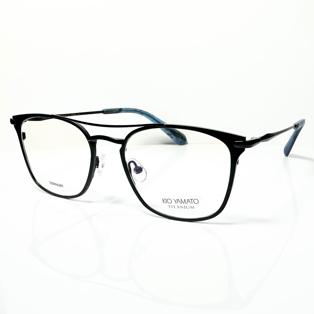 KIO YAMATO KT-462U col.04 Eyeglasses Frames in Matt Black -  Authentic New