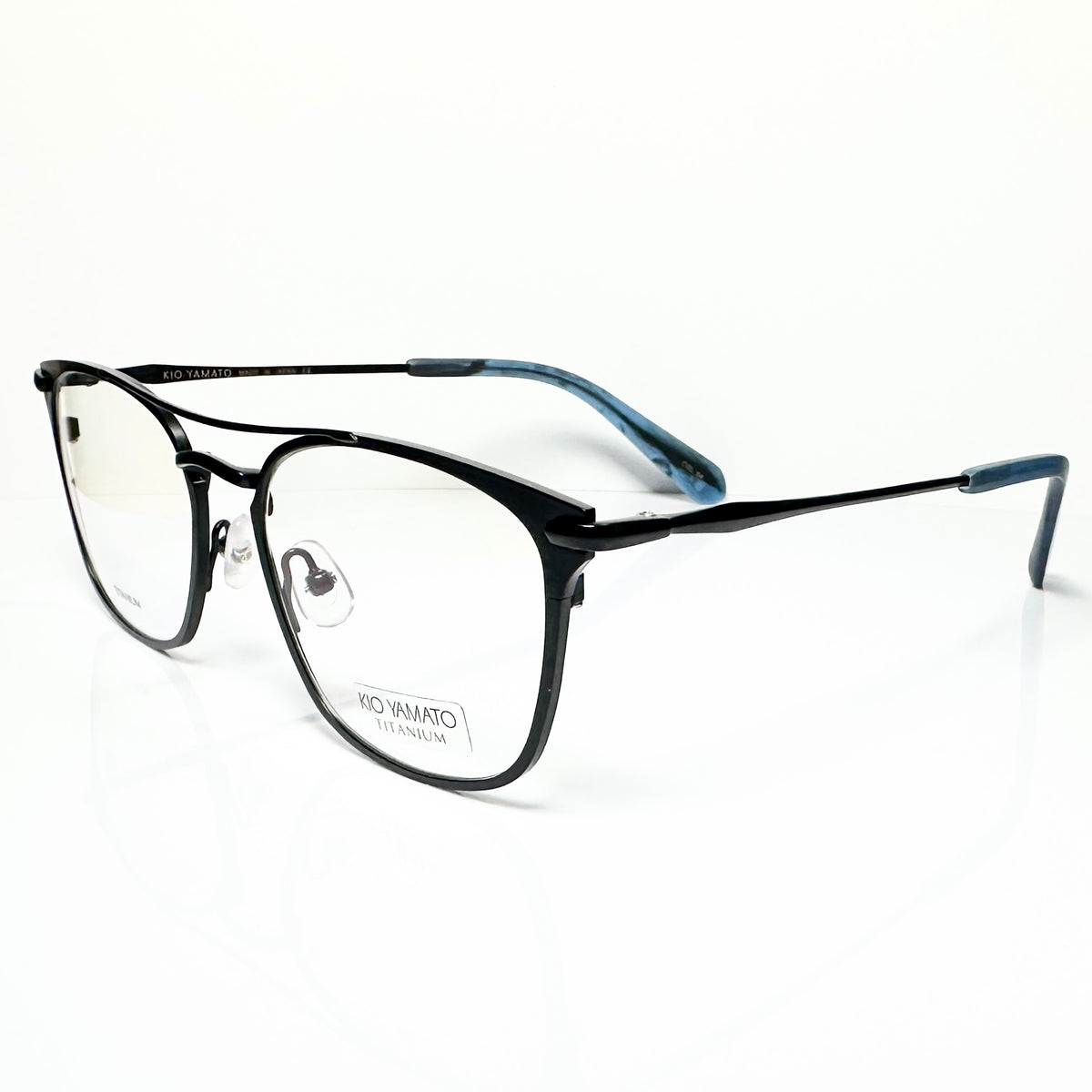 KIO YAMATO KT-462U col.04 Eyeglasses Frames in Matt Black -  Authentic New