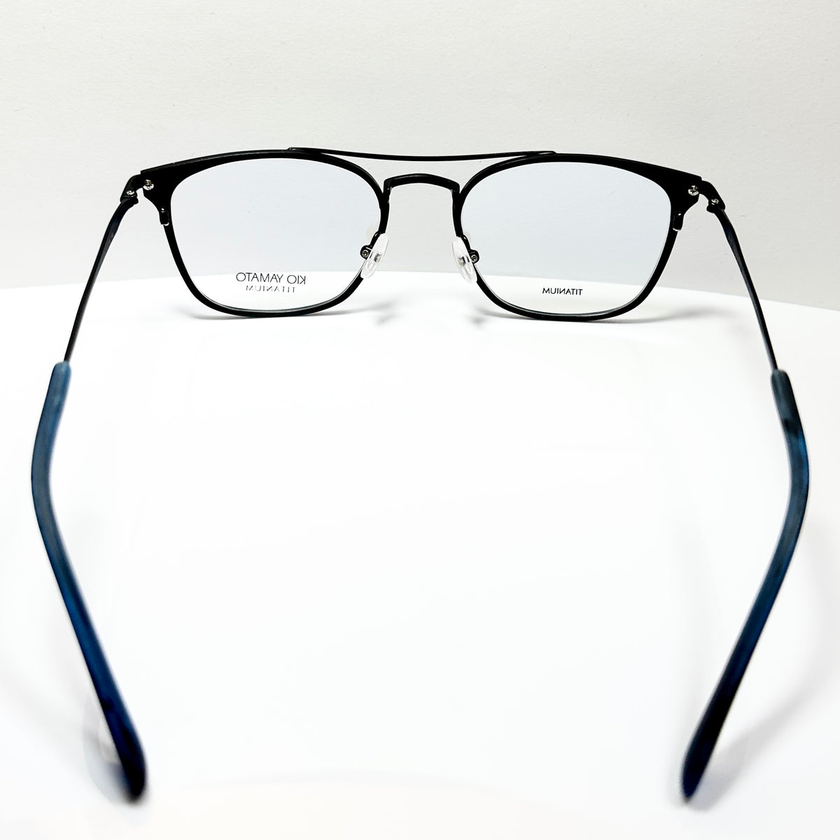 KIO YAMATO KT-462U col.04 Eyeglasses Frames in Matt Black -  Authentic New