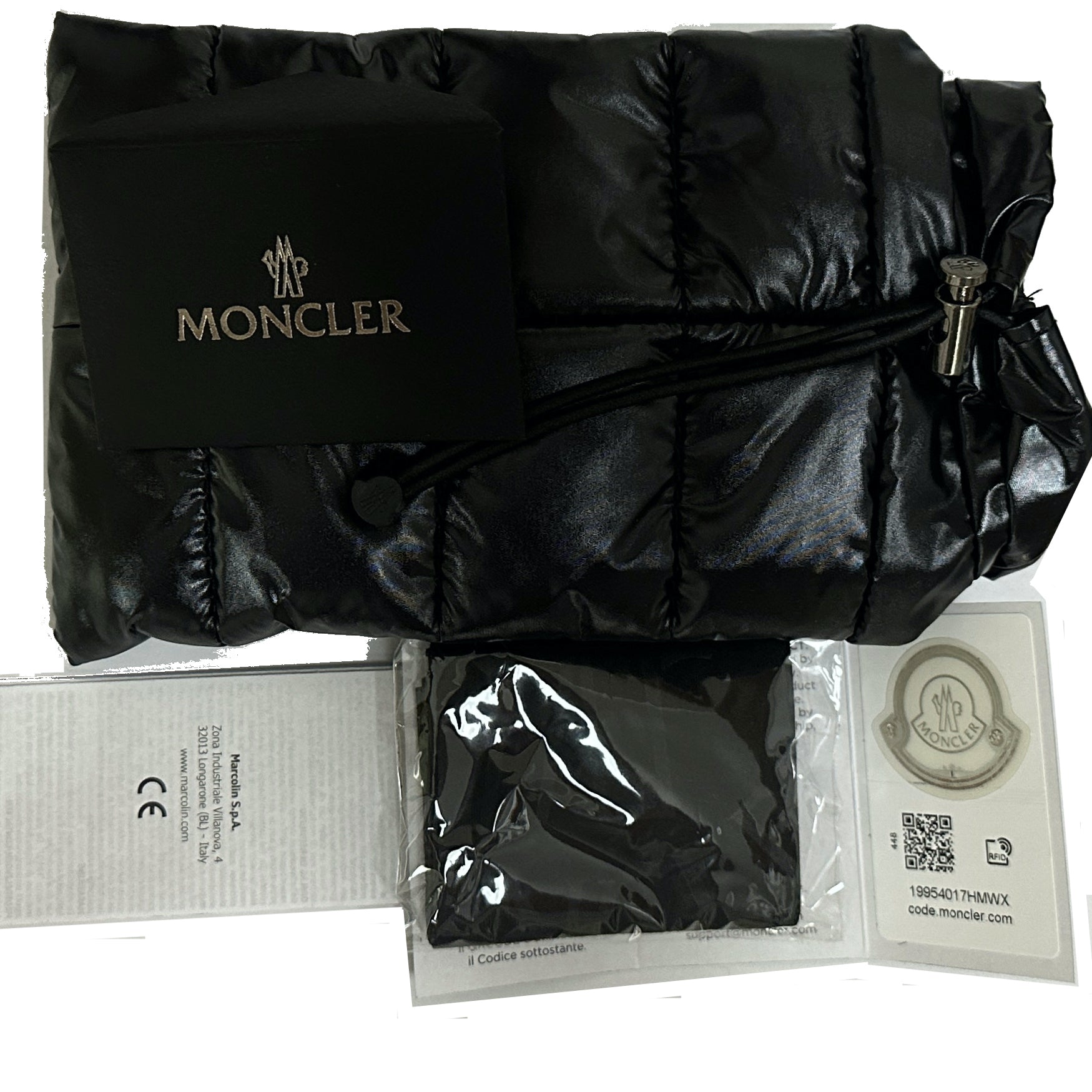 Moncler ML5044 V001 Unisex Eyeglasses Frame in Black - Authentic New