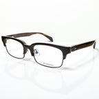 KIO YAMATO KP-161U col.02 Men's Eyeglasses Frames in Coffee - Authentic New
