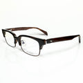 KIO YAMATO KP-161U col.02 Men's Eyeglasses Frames in Coffee - Authentic New