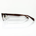 KIO YAMATO KP-161U col.02 Men's Eyeglasses Frames in Coffee - Authentic New