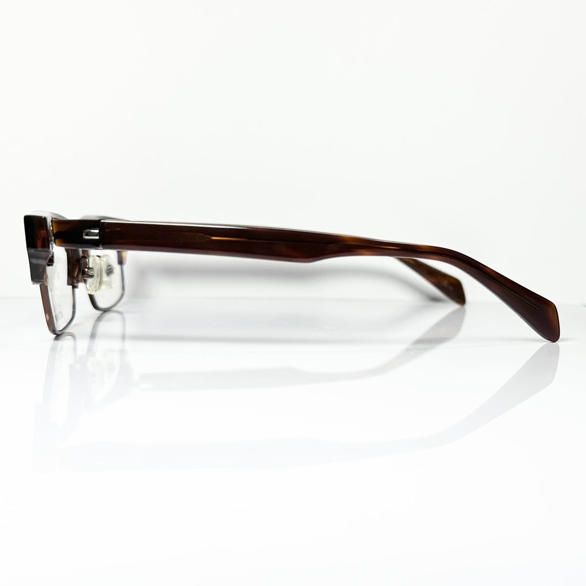 KIO YAMATO KP-161U col.02 Men's Eyeglasses Frames in Coffee - Authentic New