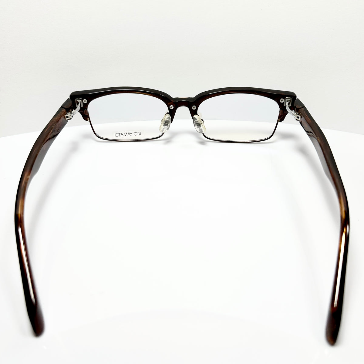 KIO YAMATO KP-161U col.02 Men's Eyeglasses Frames in Coffee - Authentic New