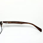 KIO YAMATO KP-161U col.02 Men's Eyeglasses Frames in Coffee - Authentic New