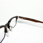 KIO YAMATO KP-161U col.02 Men's Eyeglasses Frames in Coffee - Authentic New