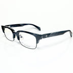 KIO YAMATO KP-161U col.04 Men's Eyeglasses Frames in Dark Blue - Authentic New