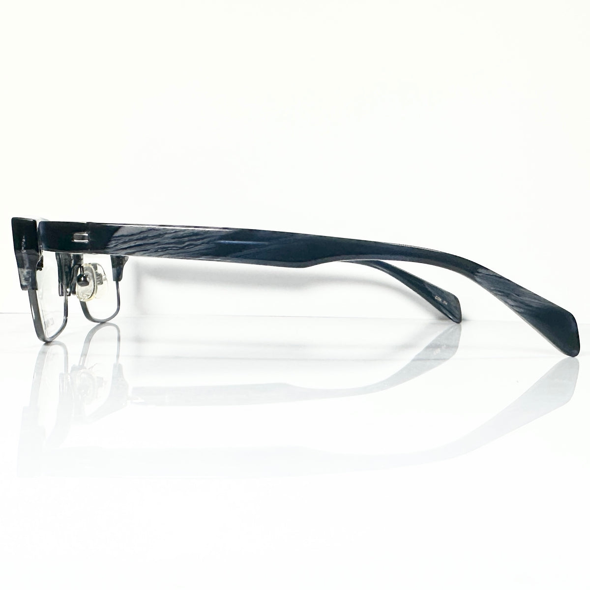 KIO YAMATO KP-161U col.04 Men's Eyeglasses Frames in Dark Blue - Authentic New