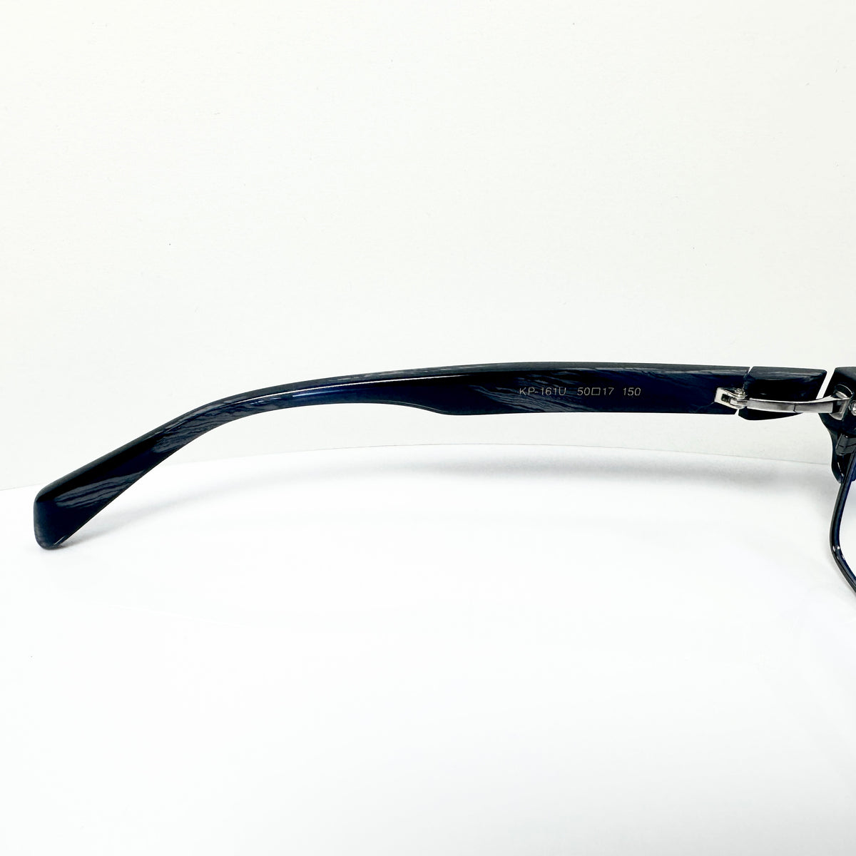 KIO YAMATO KP-161U col.04 Men's Eyeglasses Frames in Dark Blue - Authentic New